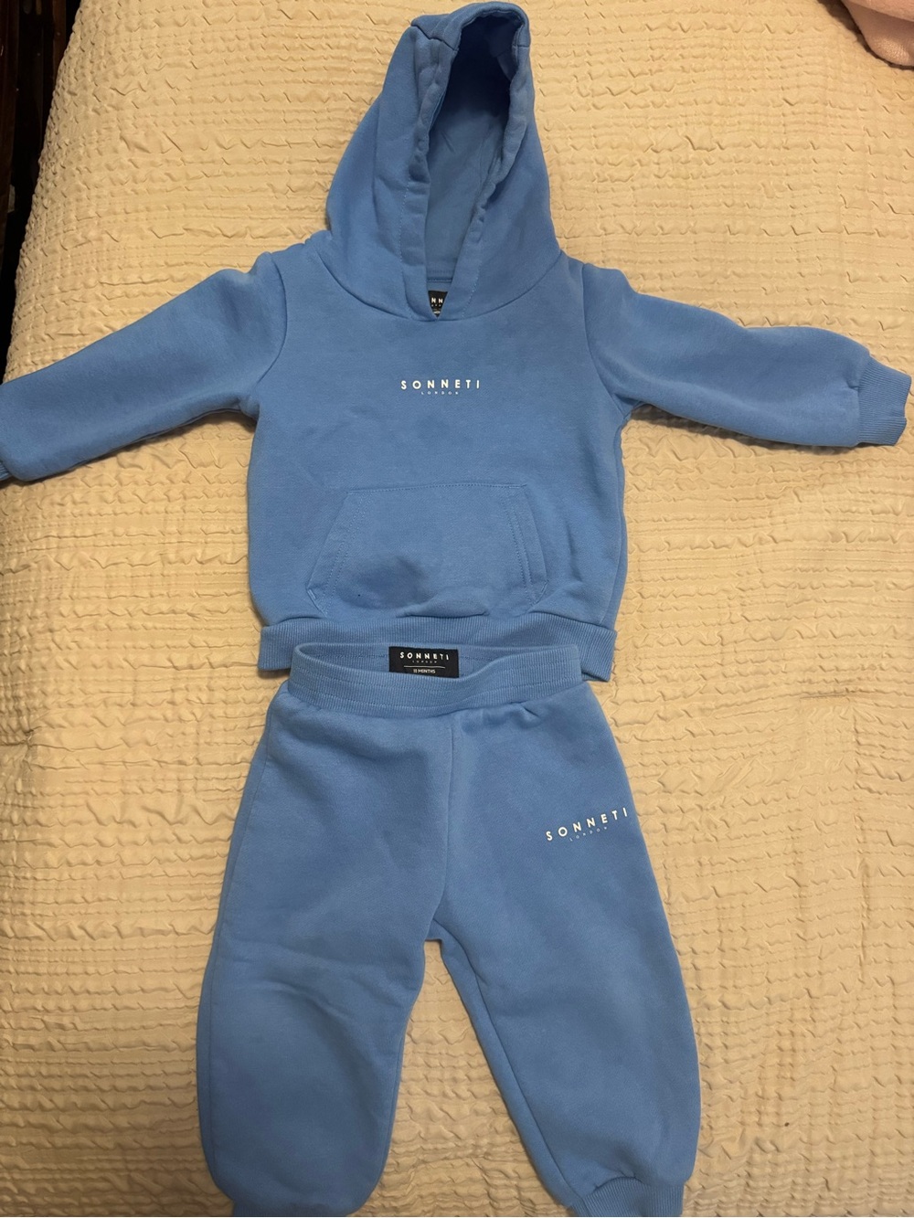 Kids Light Blue Hoodie & Joggers Set